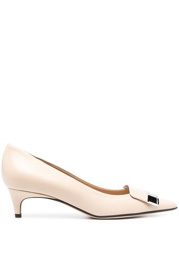 Sergio Rossi plaque-embellished pumps - Toni neutri