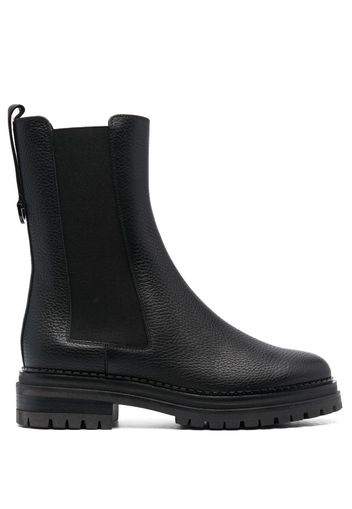 Sergio Rossi chunky-sole leather boots - Nero