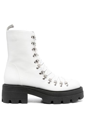 Sergio Rossi rubber toecap boots - Bianco