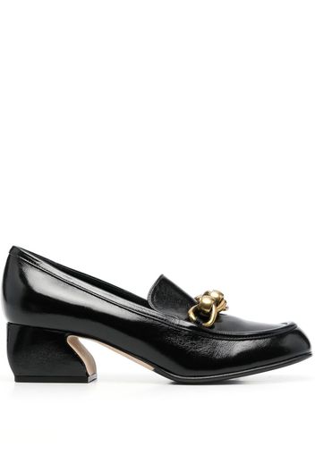 Sergio Rossi Pumps con dettaglio a catena - Nero