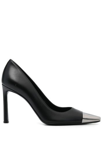 Sergio Rossi Pumps con punta in metallo 90mm - Nero