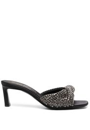 Sergio Rossi crystal-embellished sandals - Nero