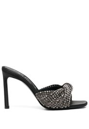 Sergio Rossi x Evangelie Smyrniotaki crystal-embellished mules - Nero