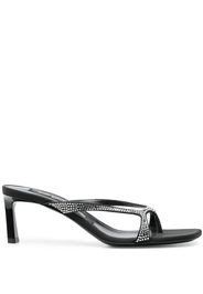 Sergio Rossi Sr Aracne 60mm crystal-embellished mules - Nero