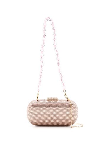 SERPUI Clutch Emma con cristalli - Rosa