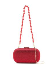 SERPUI Clutch Emma con strass - Rosso