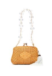 SERPUI Serpui Blair interwoven shoulder bag - Marrone