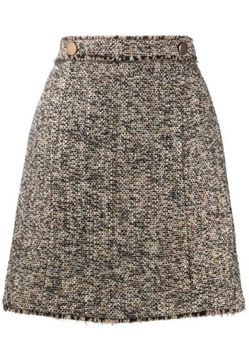 tweed a-line skirt