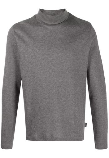 roll neck long-sleeved jumper