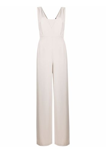 Seventy wide-leg sleeveless jumpsuit - Toni neutri