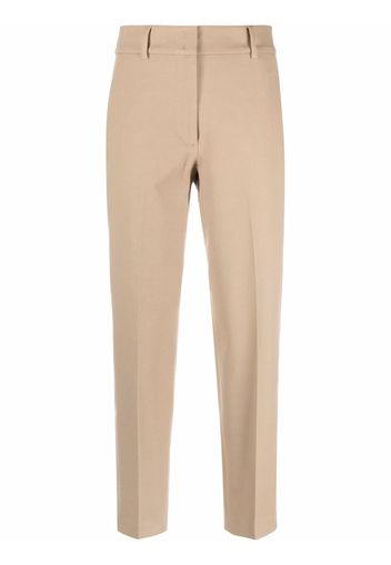 Seventy high-waisted cropped trousers - Toni neutri