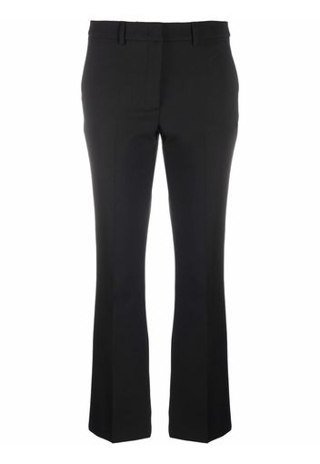 Seventy flared cropped trousers - Nero