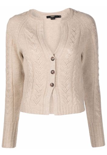 Seventy cable knit cardigan - Toni neutri