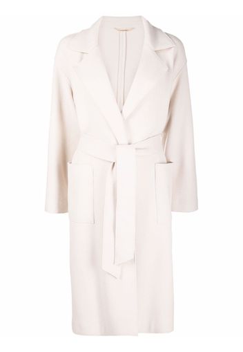 Seventy belted wrap wool coat - Toni neutri