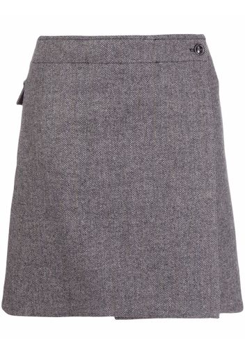 Seventy high-waisted knitted skirt - Grigio