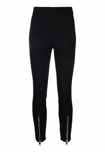 Seventy slim fit zip detail trousers - Nero