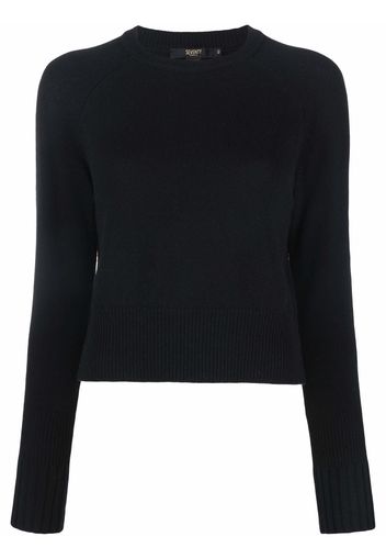 Seventy ribbed detail wool-blend jumper - Nero