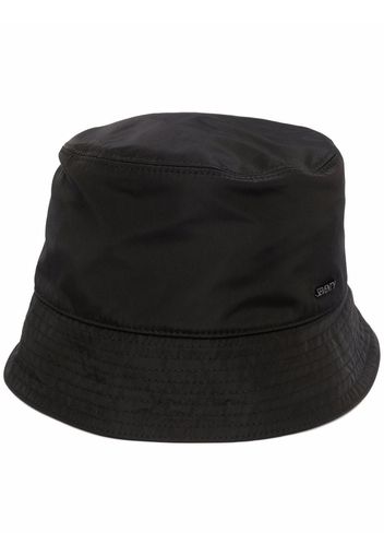 Seventy stitch detail bucket hat - Nero