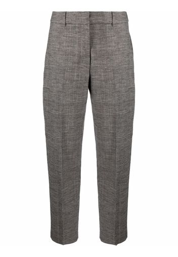 Seventy pressed-crease cropped tailored trousers - Marrone