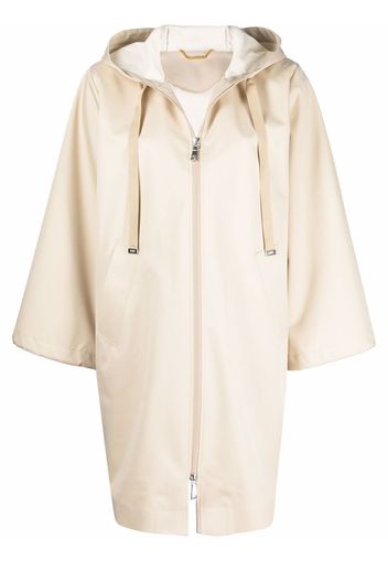 Seventy mid-length hooded coat - Toni neutri