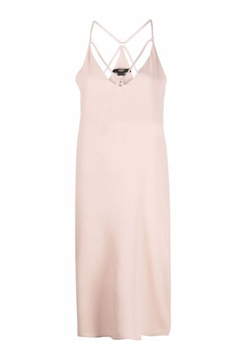 Seventy strap-detail midi dress - Rosa