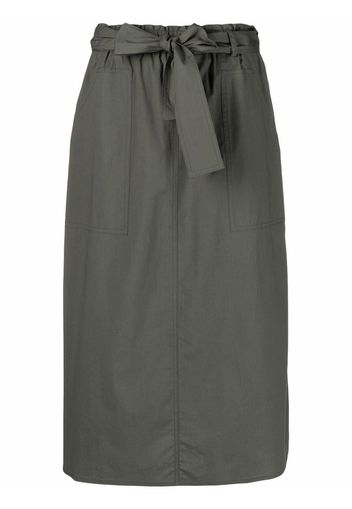 Seventy high-waisted midi skirt - Verde