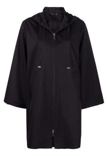 Seventy hooded zip-up coat - Nero