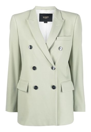 Seventy double-breasted button blazer - Verde