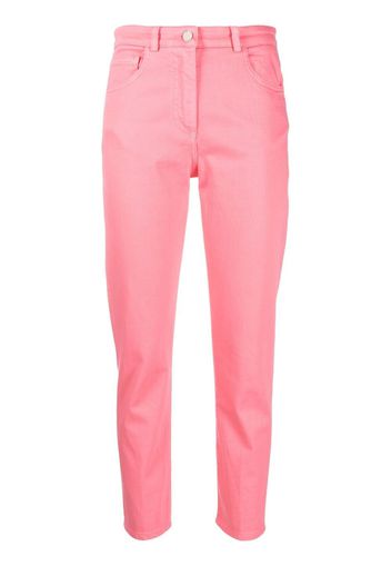 Seventy straight-leg cropped trousers - Rosa