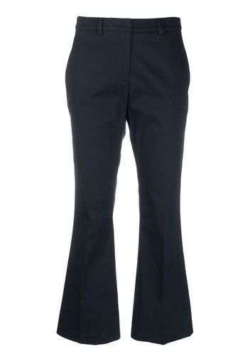 Seventy bootcut cropped trousers - Blu