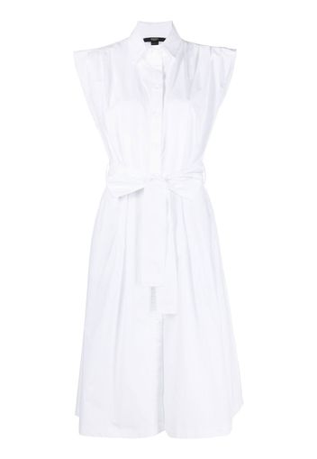 Seventy cotton belted shirt dress - Bianco