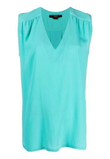 Seventy V-neck sleeveless top - Blu
