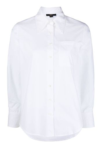 Seventy long-sleeve cotton shirt - Bianco