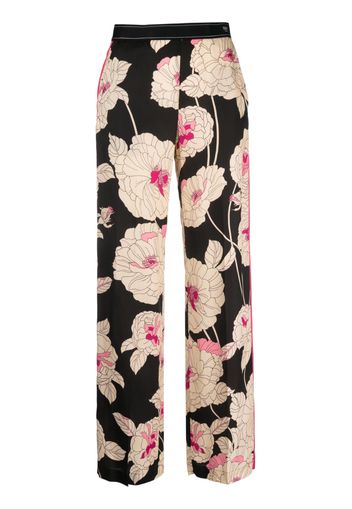 Seventy floral-print trousers - Nero