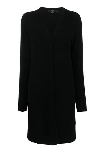 Seventy open-front long-sleeve cardi-coat - Nero