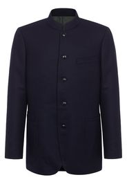 Shanghai Tang wool mandarin collar blazer - Blu