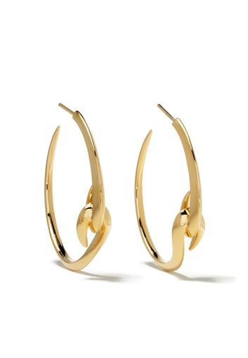 Hook hoop earrings