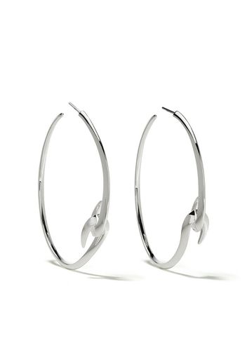 Hook large hoop earrings