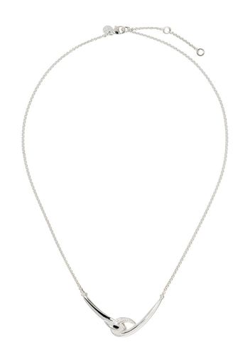 Hook diamond necklace