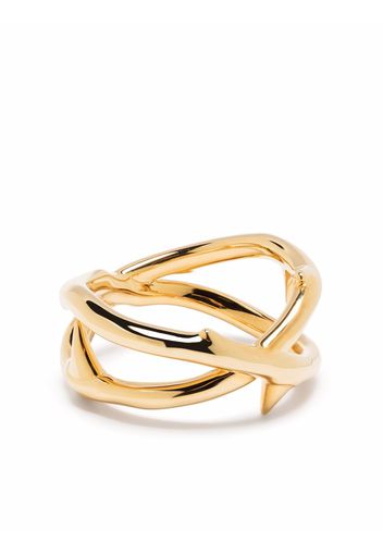 Shaun Leane rose thorn wide band ring - Oro