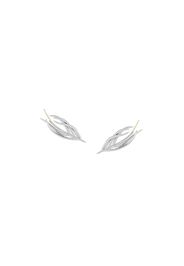 Shaun Leane Orecchini 'White Feather' - Effetto metallizzato