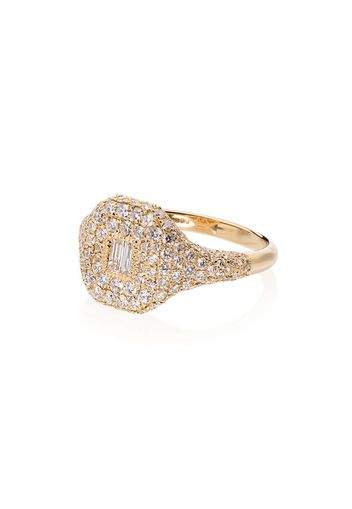 Anello in oro 18kt con diamante