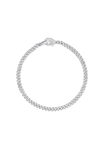 Bracciale in oro bianco 18kt con pavé di diamanti