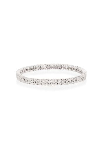 Bracciale in oro bianco 18kt con pavé di diamanti