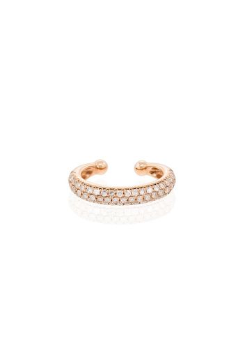 18K rose gold Jumbo diamond ear cuff