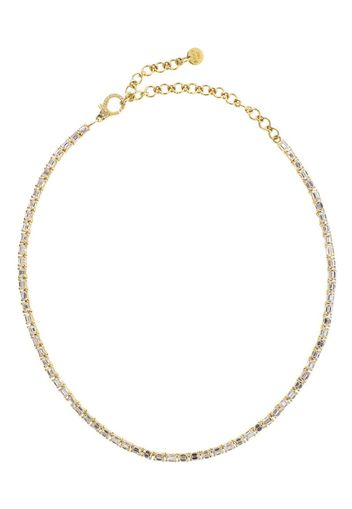 18kt yellow gold diamond Tennis necklace