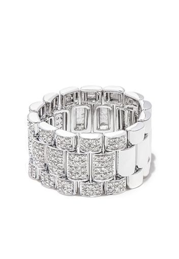 SHAY 18kt white gold diamond ring - Argento