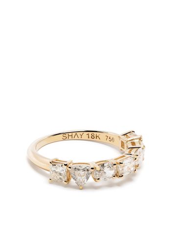 SHAY Anello eternity in oro giallo 18kt con diamanti