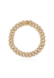 Bracciale rigido in oro bianco 18kt e diamanti