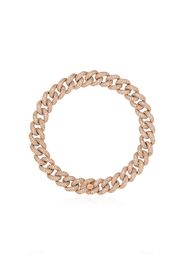 Bracciale in oro rosa 18kt con pavé di diamanti